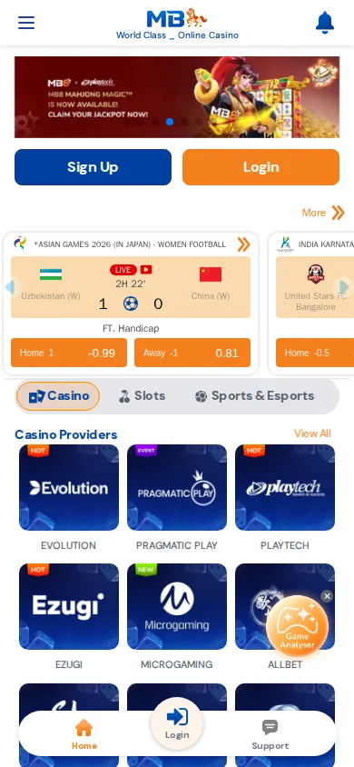 Download the MB8 Casino App